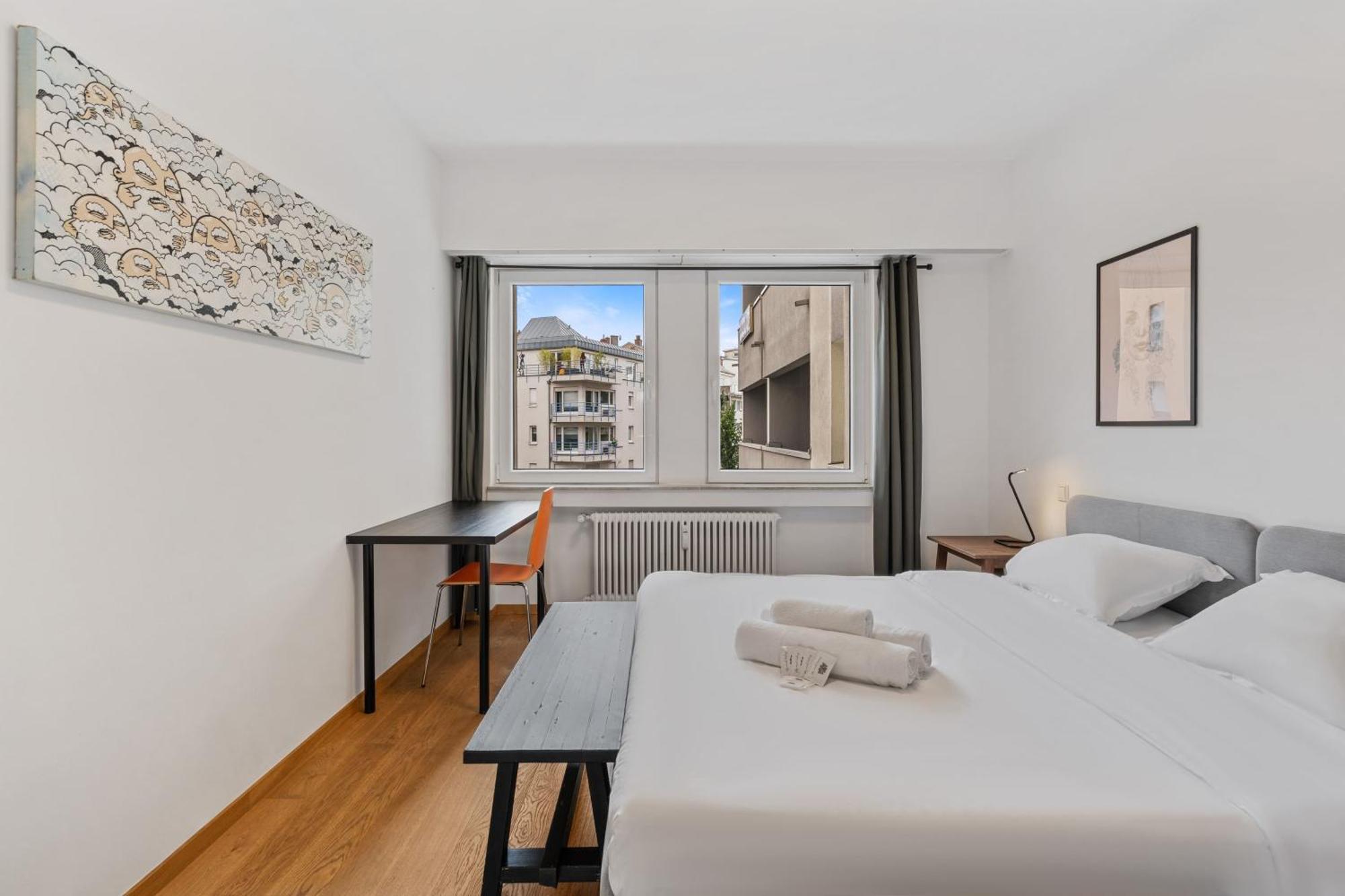 Central Lux 2Br Apt With City Views & Balcony Luxembourg Exterior photo